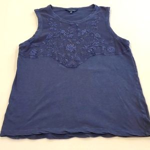 Blue Lucky Brand Sleevless Top